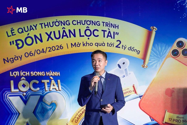 MB công bố khách hàng trúng thưởng đợt 2 chương trình "Đón Xuân Lộc Tài 2026"- Ảnh 1. MB công bố khách hàng trúng thưởng đợt 2 chương trình "Đón Xuân Lộc Tài 2026"- Ảnh 1.