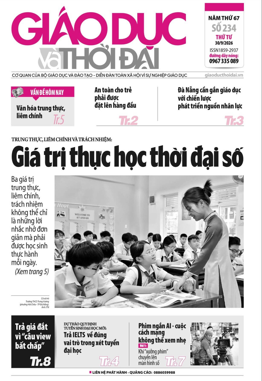Tin tức báo in 30/9: Trả IELTS về đúng vai trò trong xét tuyển đại học